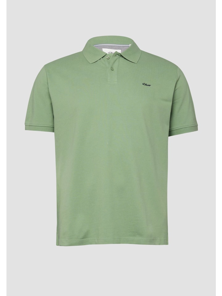 Polo-Shirt in 7253_salbeigrün