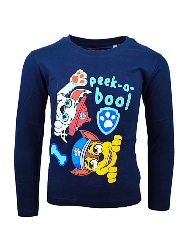 Langarmshirt PAW Patrol in Dunkelblau