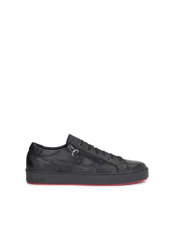 Sneaker Low  LEONID in Schwarz