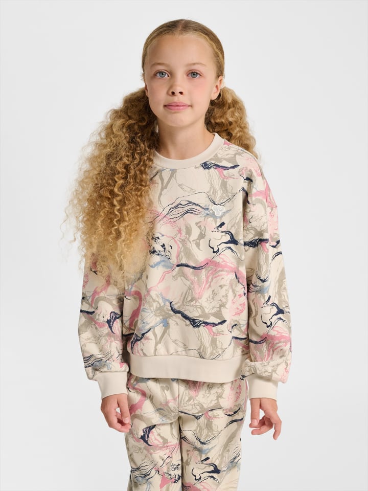 Sweatshirt Hmljr Loose Mädchen in SILVER BIRCH