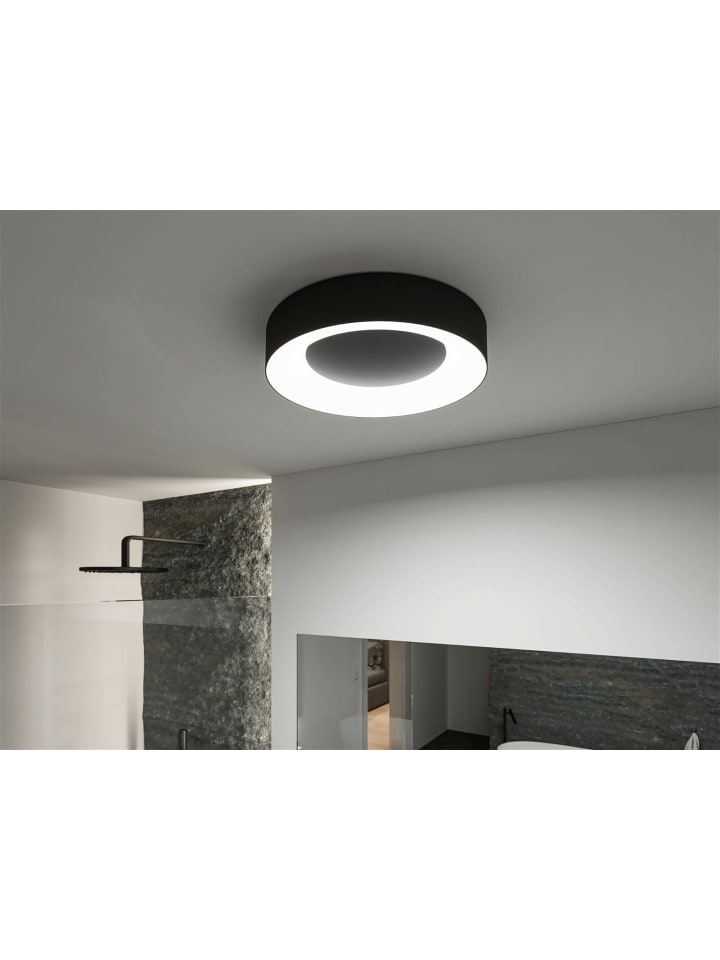 paulmann WD Casca IP44 Deckenl WhiteSwitch LED 1x23W 400mm Schwarz  Metall/Kst günstig kaufen | limango