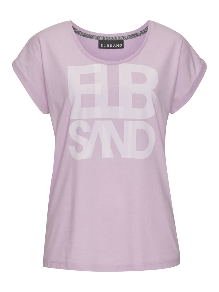 T-Shirt in flieder meliert