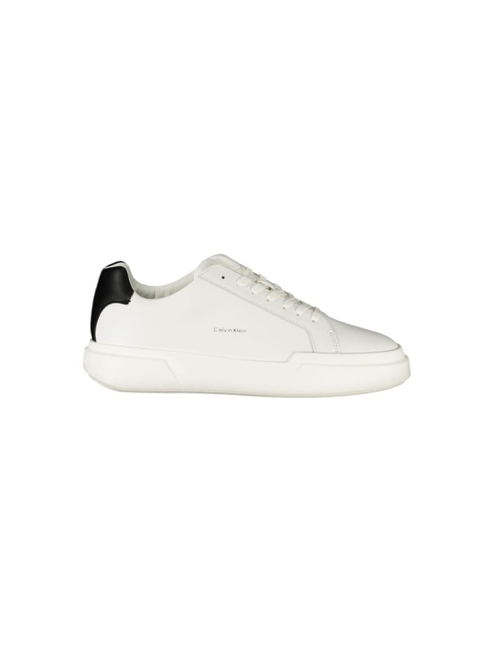 Weiß Leder Herren Sneaker