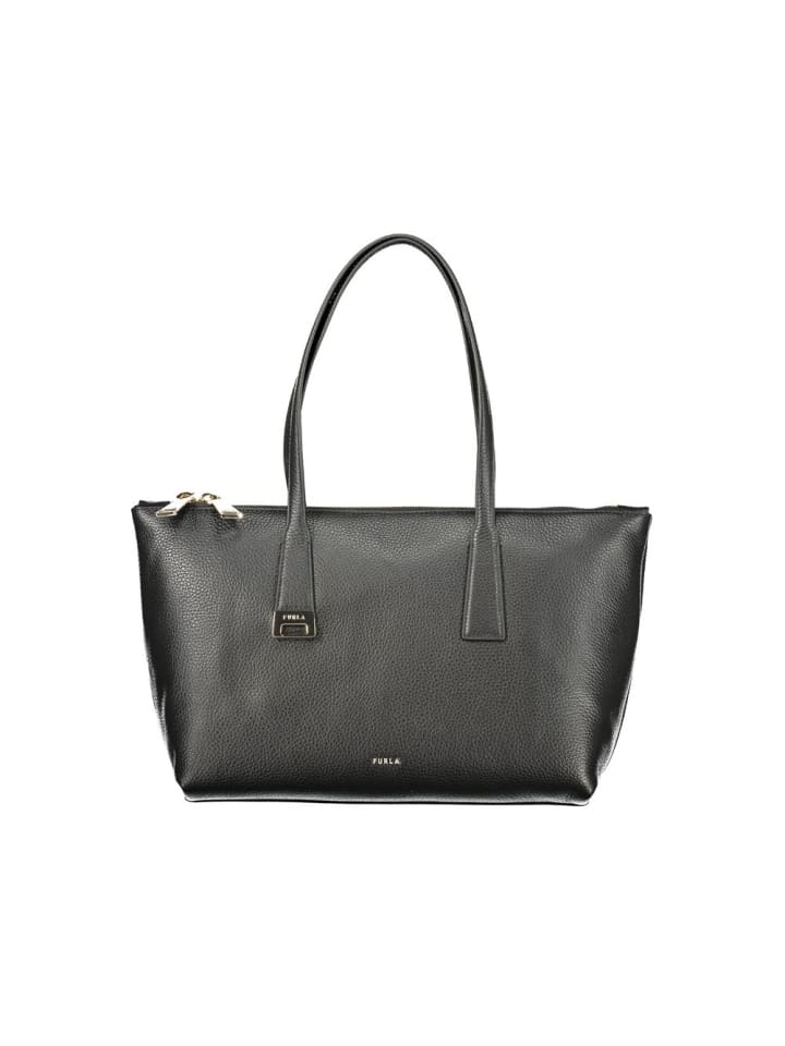 Schwarz Leder Damen Tasche