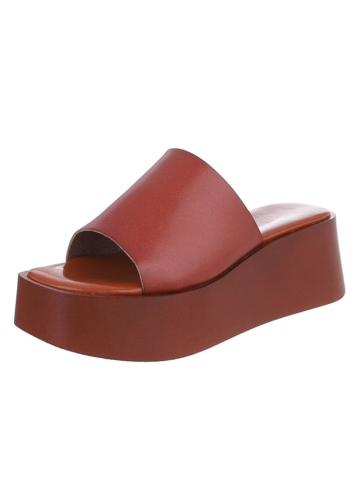 Sandale & Sandalette in Braun