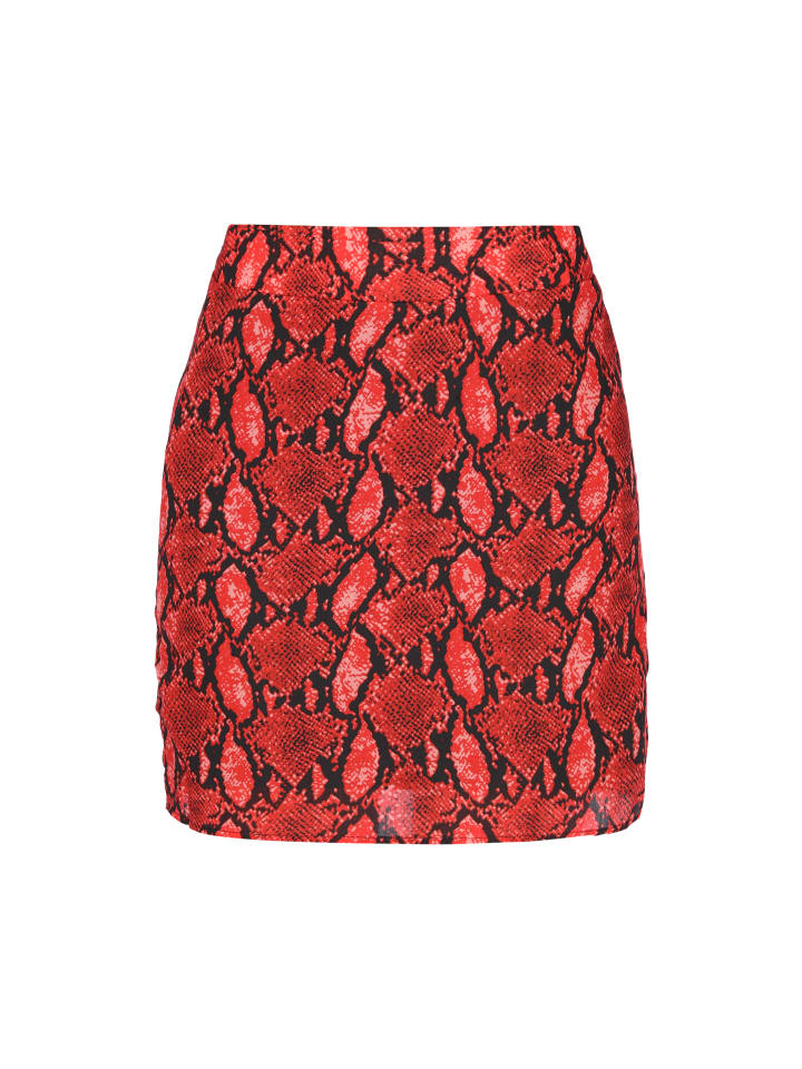 Women Skirt in red