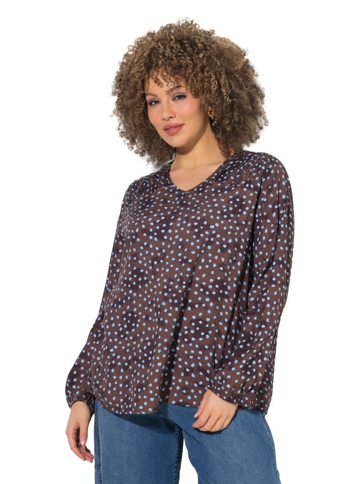 Tunika in dunkles taupe