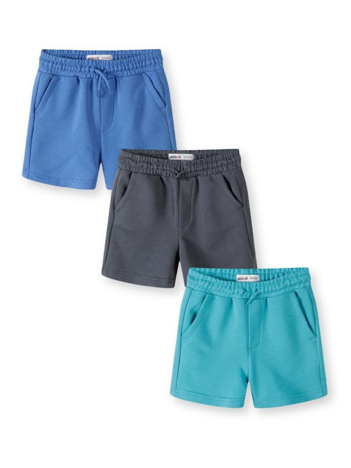 3-er Pack Shorts 29FLEECE250 in türkis