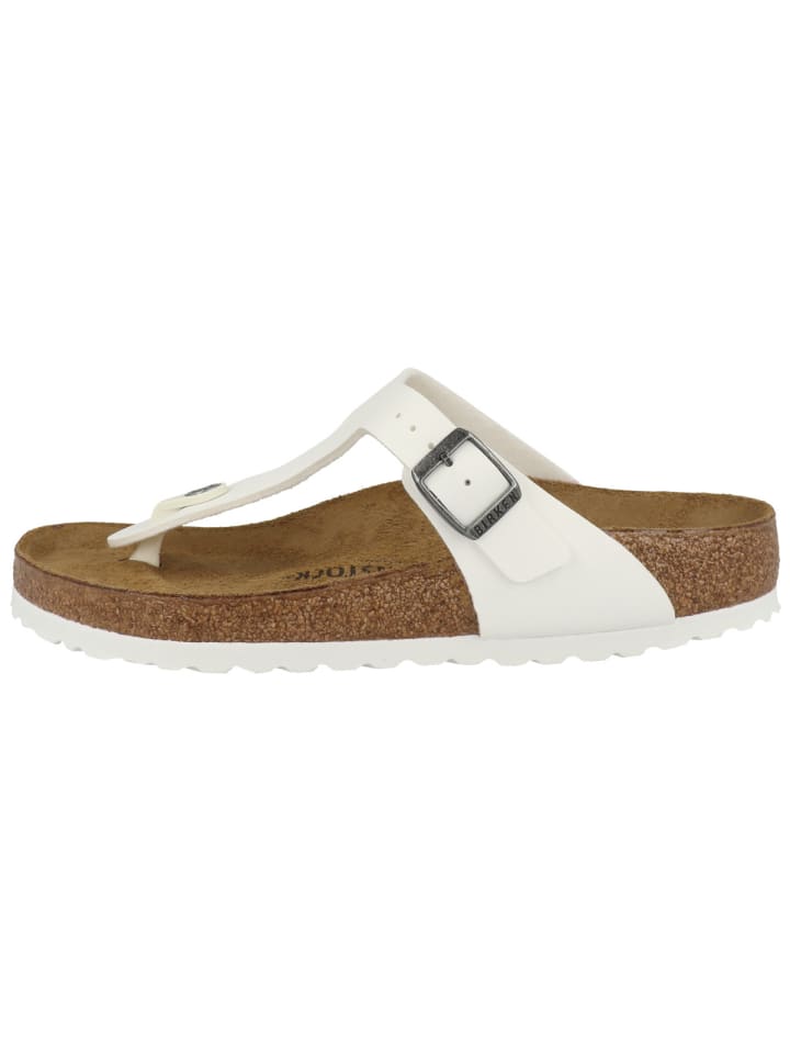 Zehensandale Gizeh Birko-Flor normal in weiss