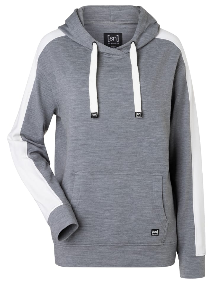 Merino Hoodie COLORADO in grau
