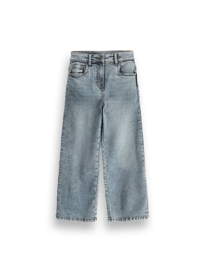 Baggy-Jeanshose in blau