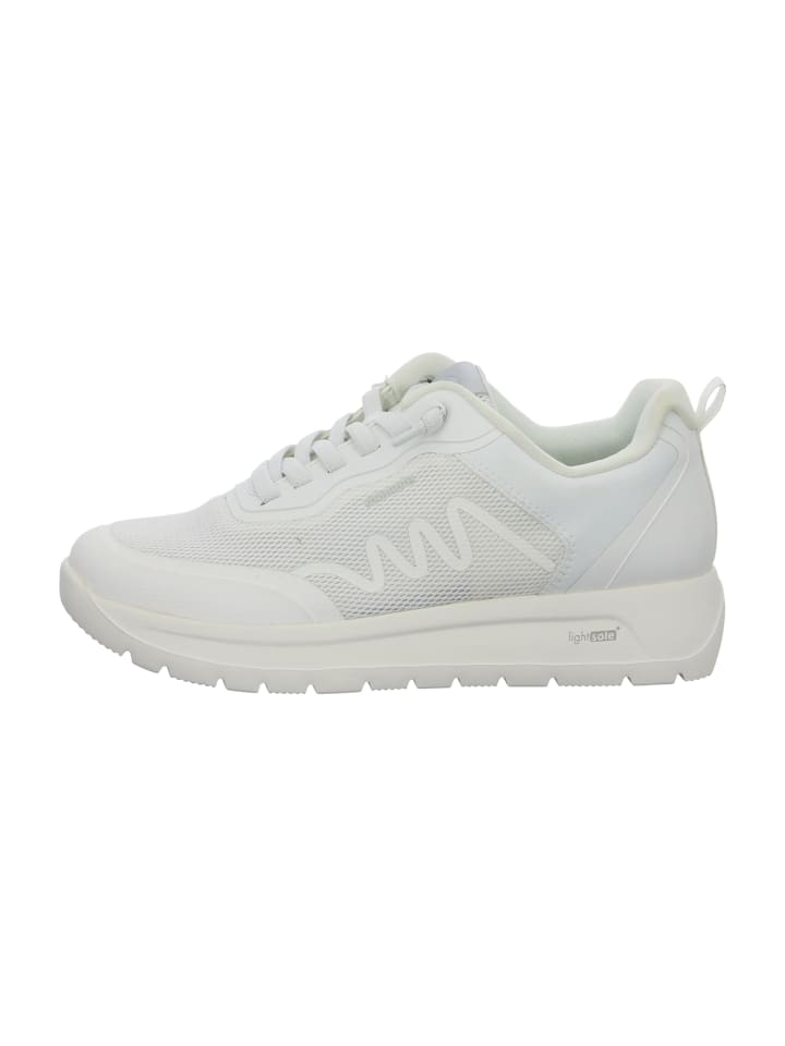Sportliche Schnürschuhe in Weiß