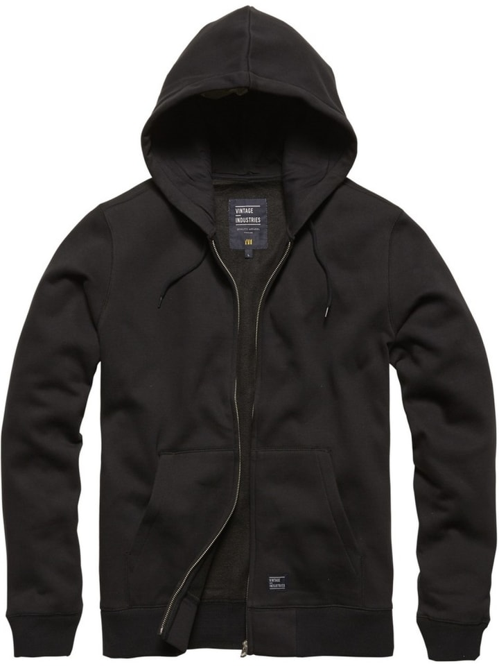 Sweatjacke in Schwarz