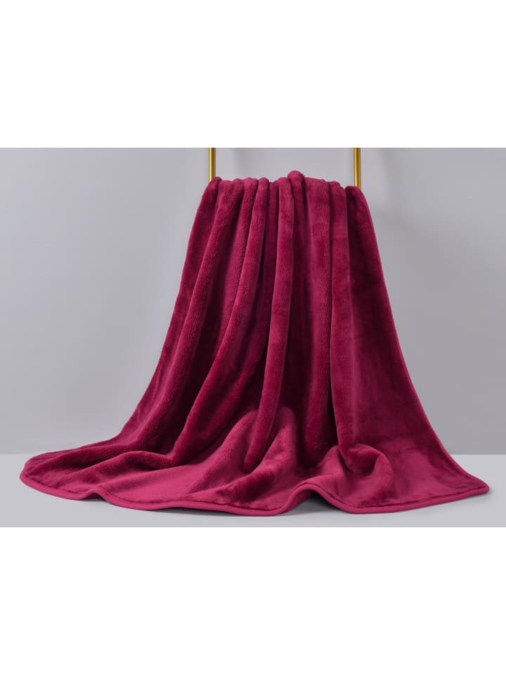 Kuscheldecke in lila