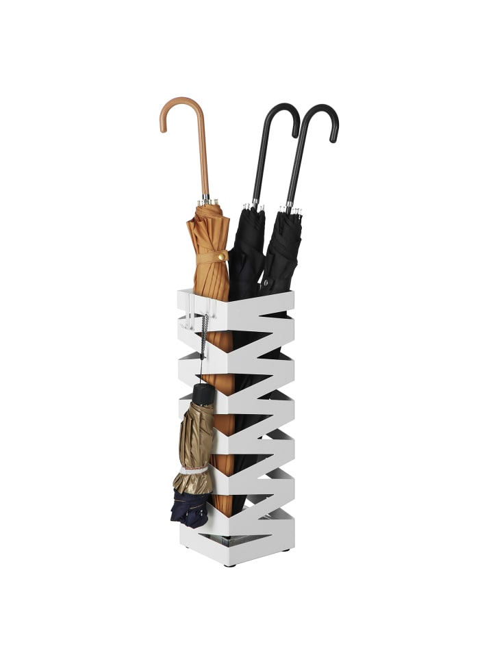 Schirmständer Patsy in weiß - (B)15.5 x (H)49 x (T)15.5 cm