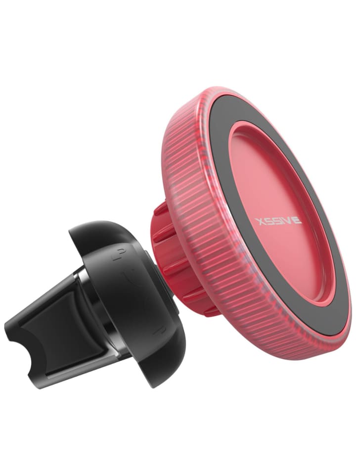 Magnetischer 360° drehbarer Auto-Handyhalter in Rot