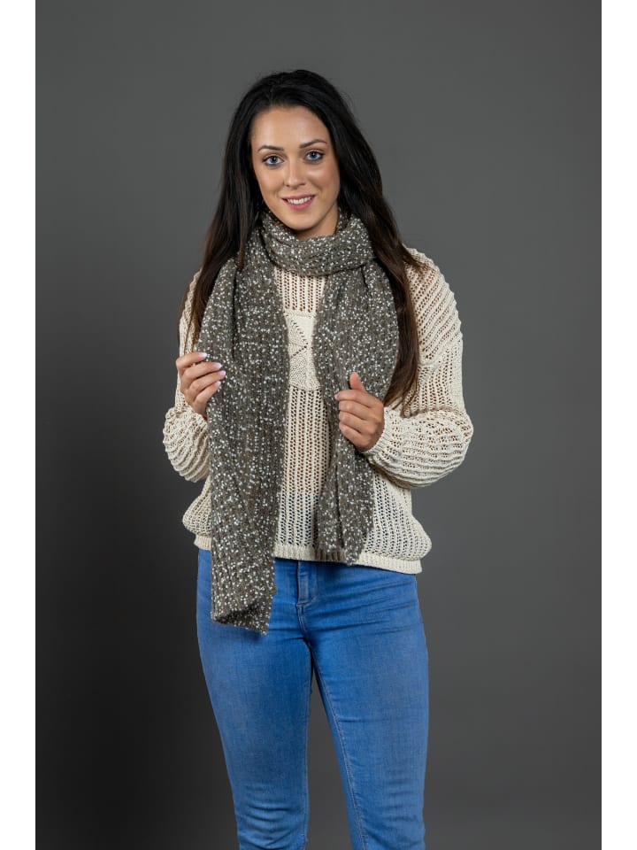 Schal " Amica " in taupe