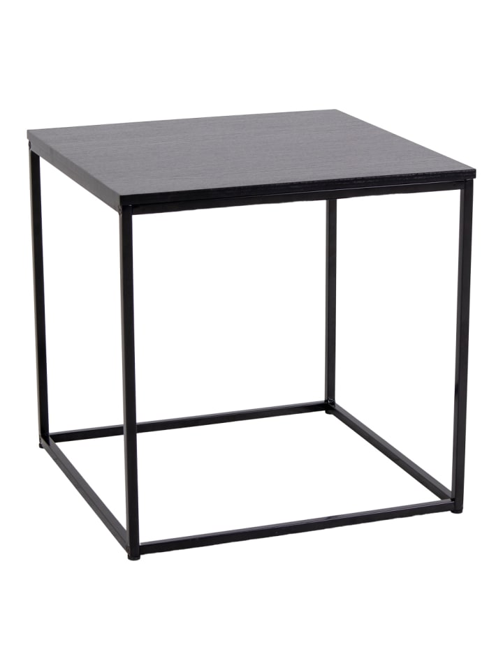 Couchtisch Viggo Schwarz 45 x 45 cm