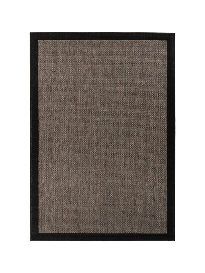 Flachgewebe Teppich Saliha 125 in Grau Braun