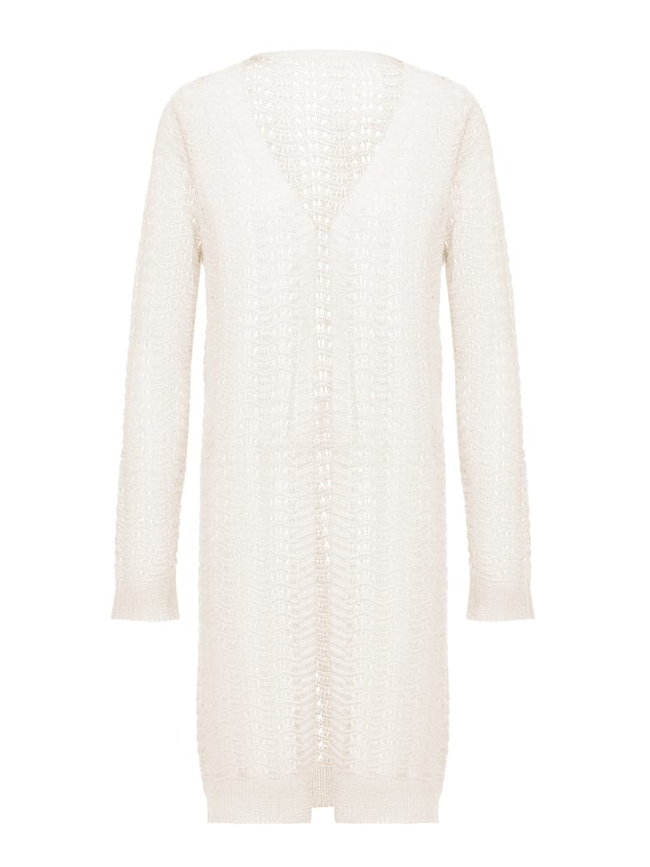Damen Cardigan in Wollweiss
