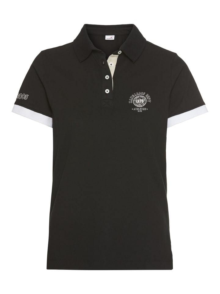 Poloshirt in marine-rosa