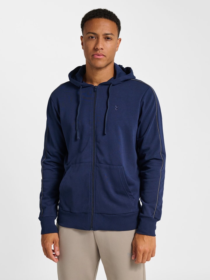 Reißverschluss Kapuzenpullover Hmlpulse Herren in DRESS BLUES