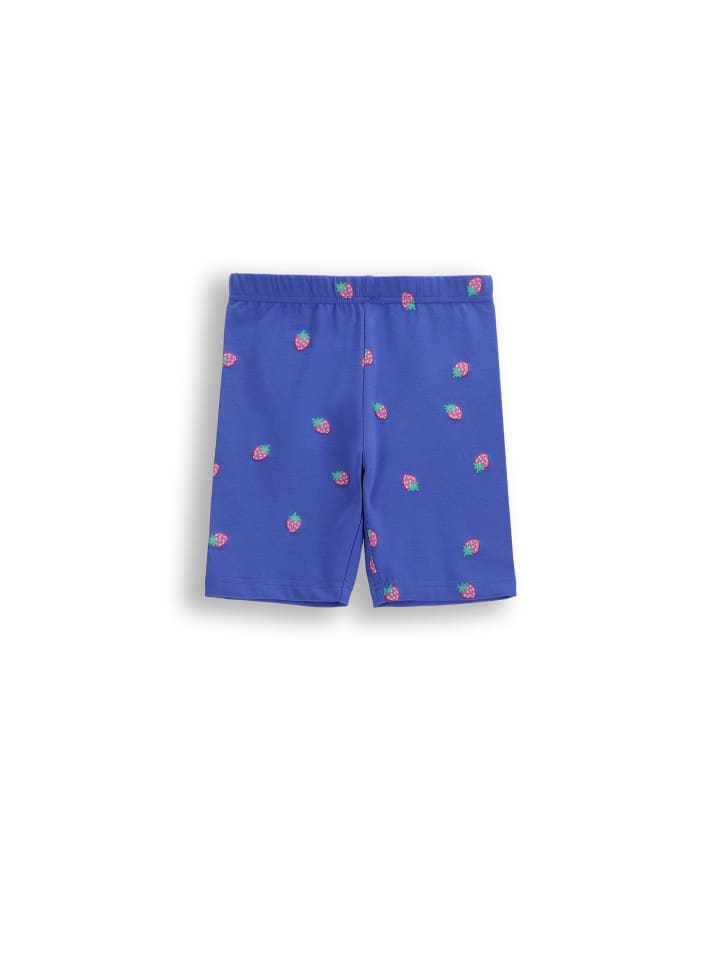 Kurze leggings in blau