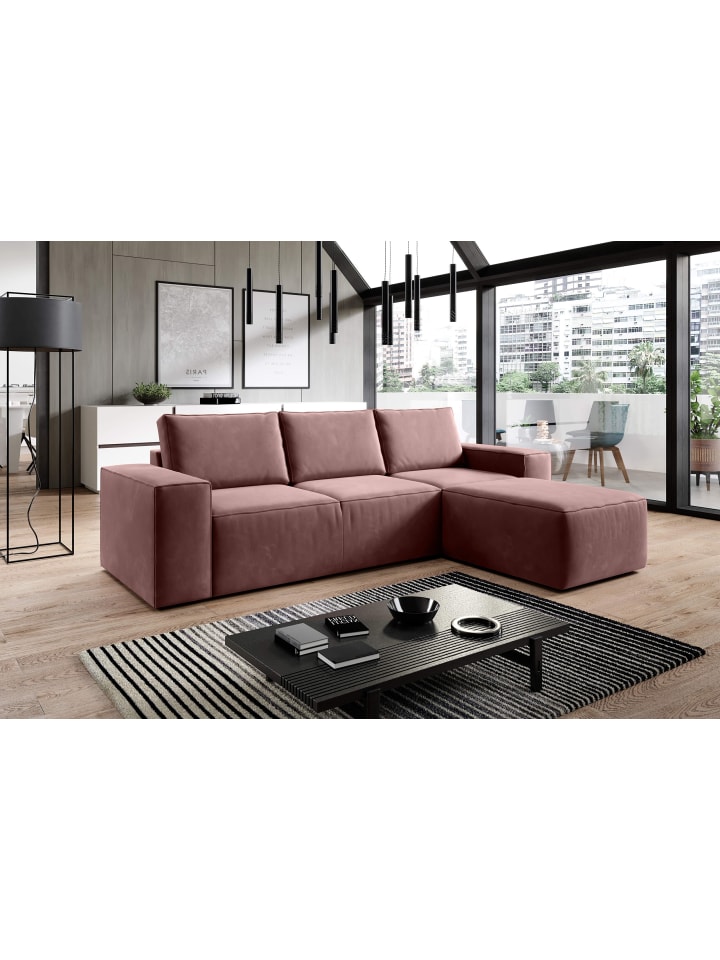 Rush Recamiere Rechts in Marsala -  (L) 302 x (B) 302 x (H) 95 cm