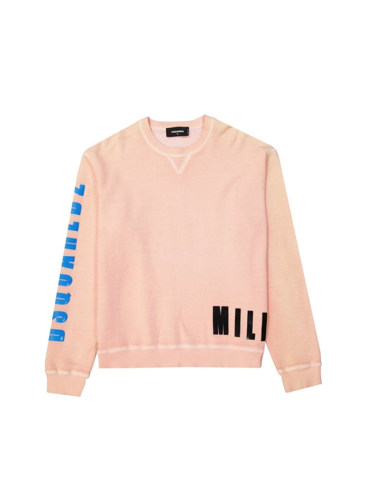 Orange Baumwolle Sweatshirt