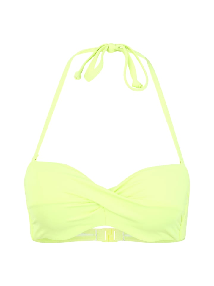 Bandeau-Bikini-Top in lime