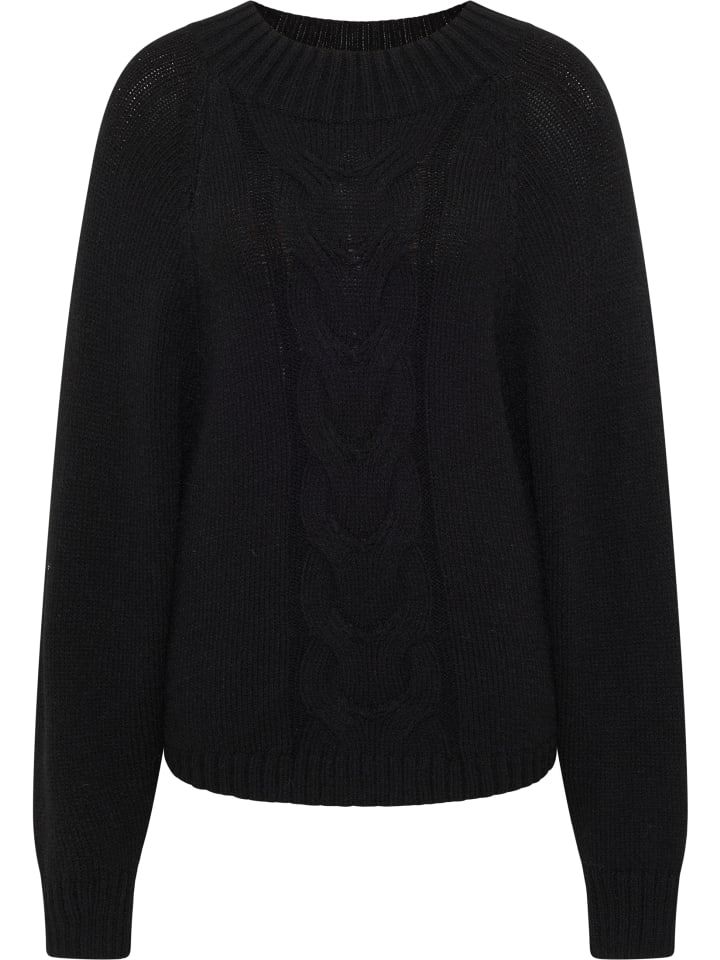 Damen Strick Pullover in Schwarz