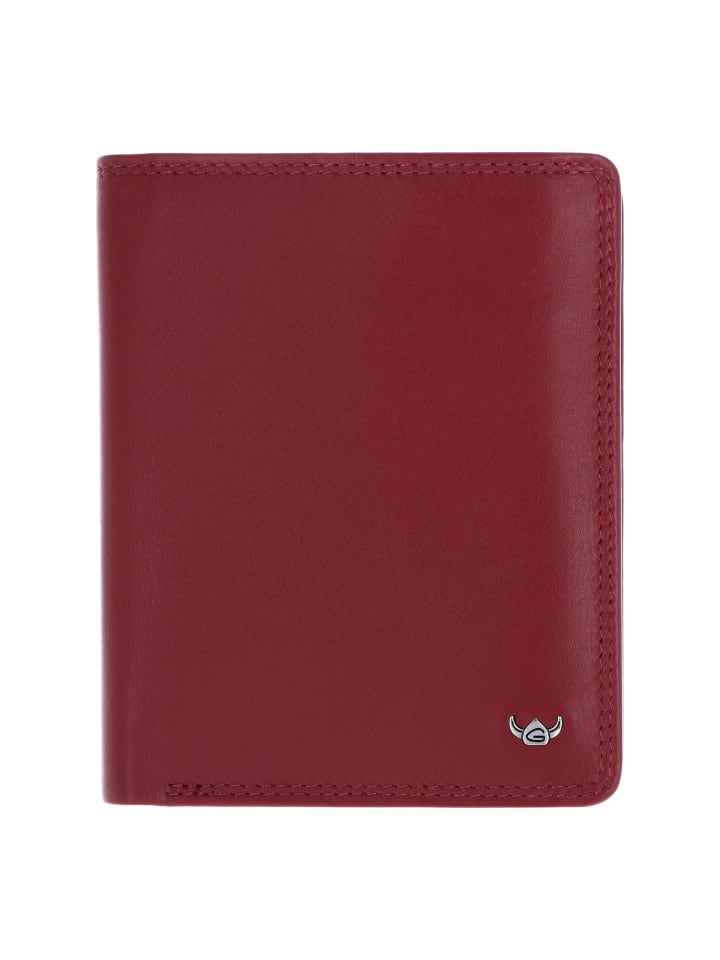Polo Geldbörse RFID Leder 10,5 cm rot