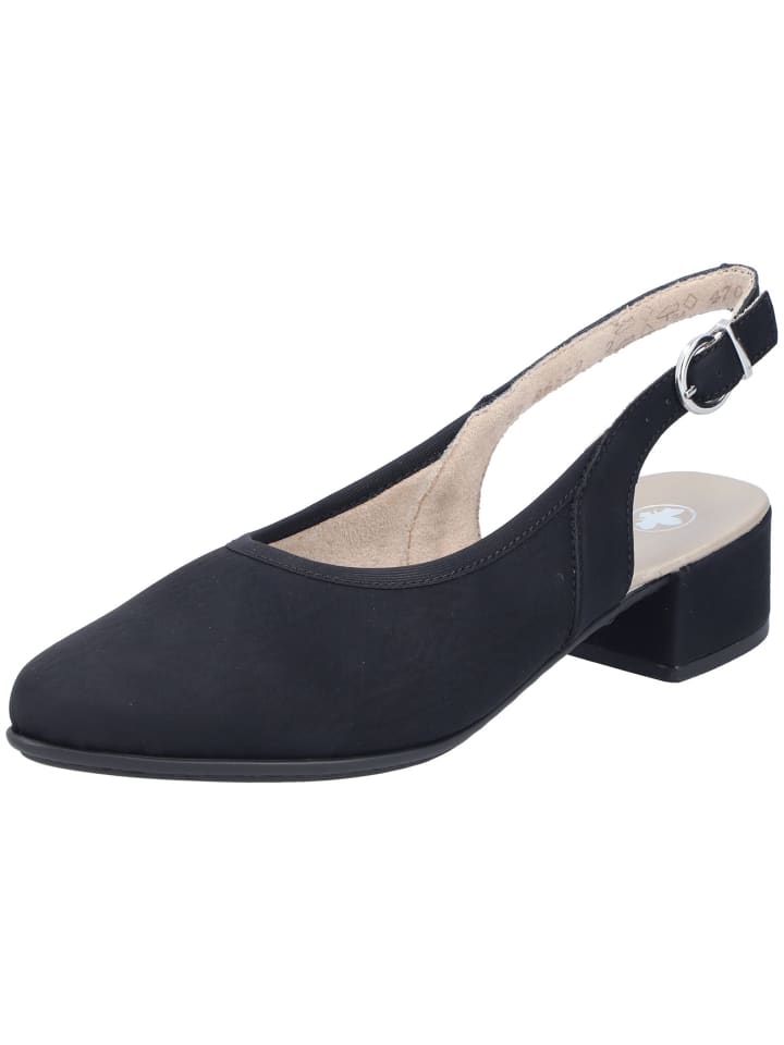 Slingpump in schwarz