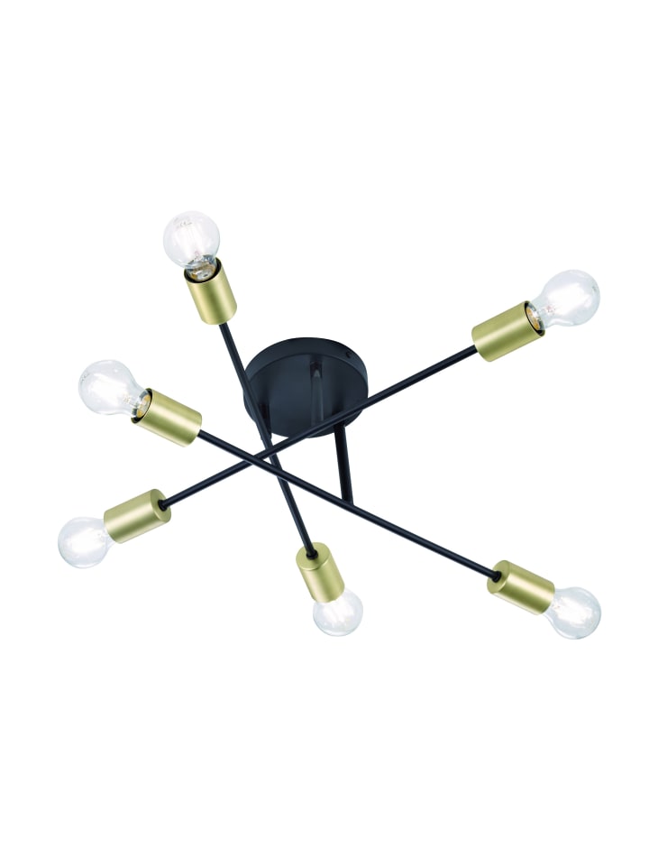 Deckenleuchte CROSS in schwarz matt