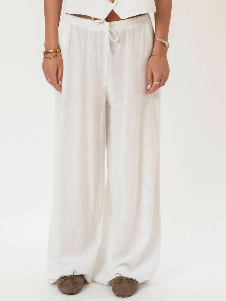 Hosen Luna in White
