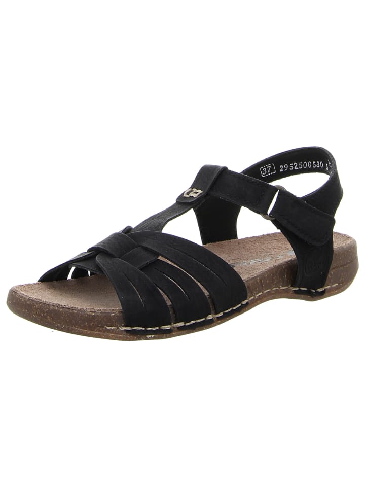 Sandale in schwarz