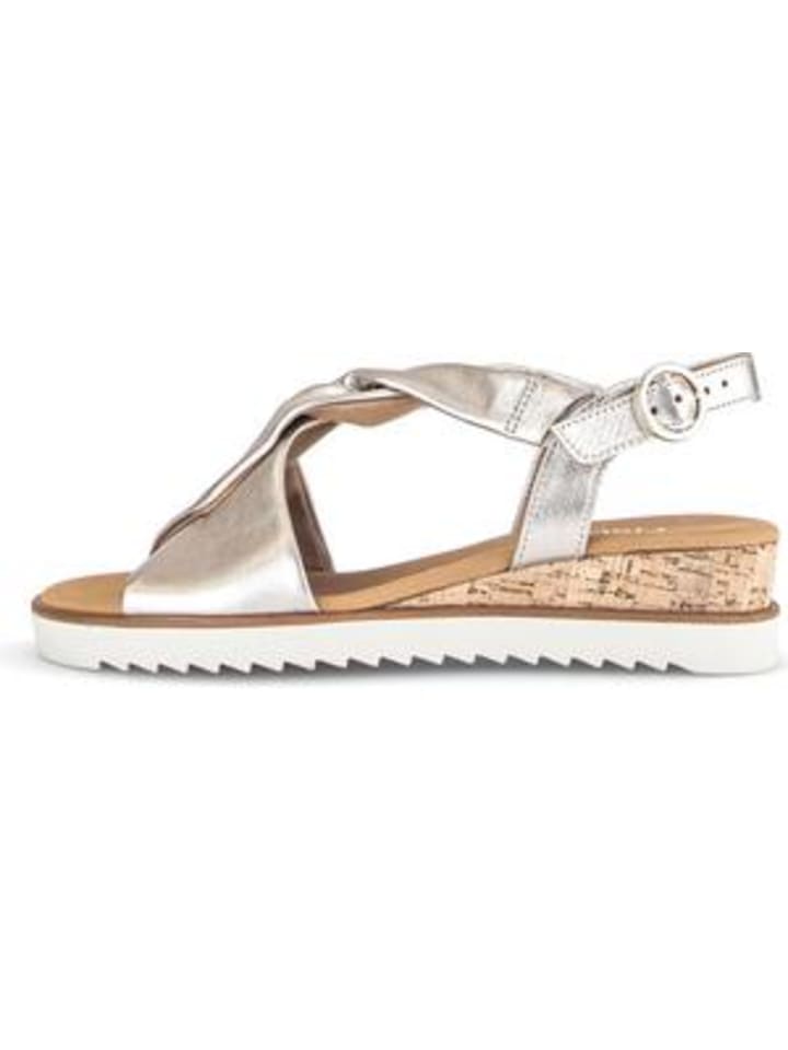 Sandale in silber