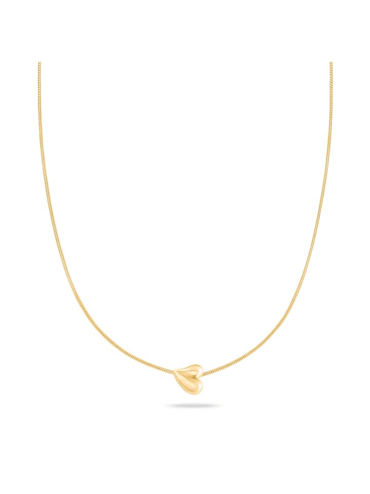 Halskette Organic Heart in gold