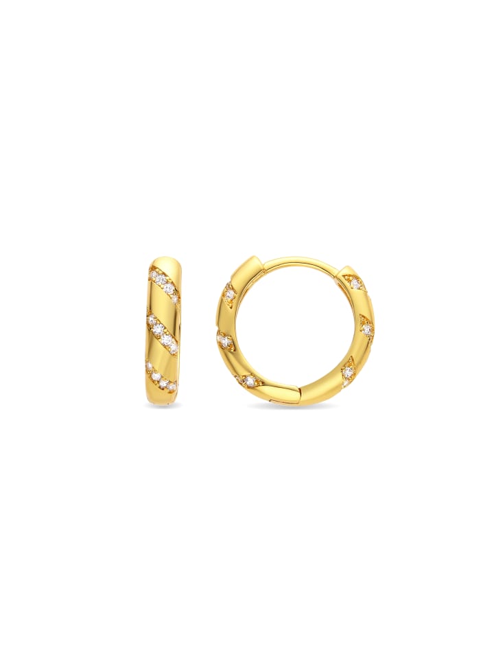 Ohrringe Lionvi mit 18 Karat Gelbgold-Finish – LIONVI