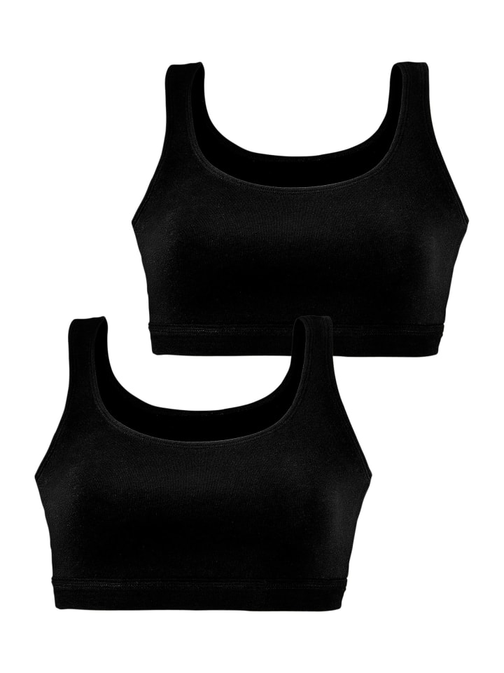 Bustier in schwarz