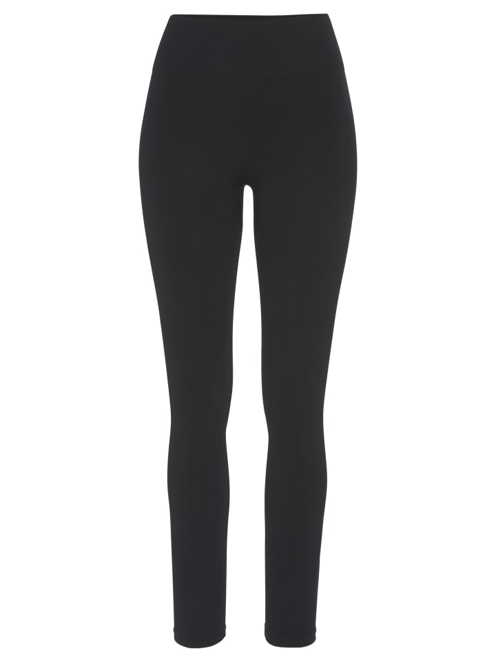 Seamless Leggings in schwarz