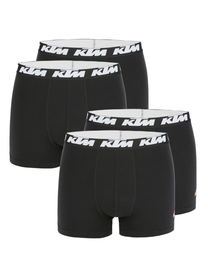Boxershorts 4er Pack Boxer Man Cotton in Black
