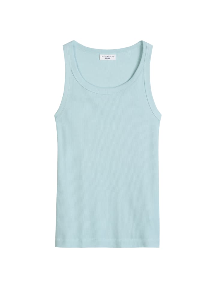 DfC Ripp-Tanktop slim in Blue Fog