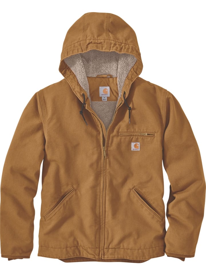 Jacke "Sherpa Lined 104392" in Braun