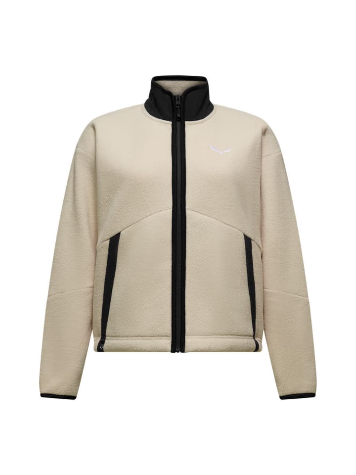 Fleecejacke in beige