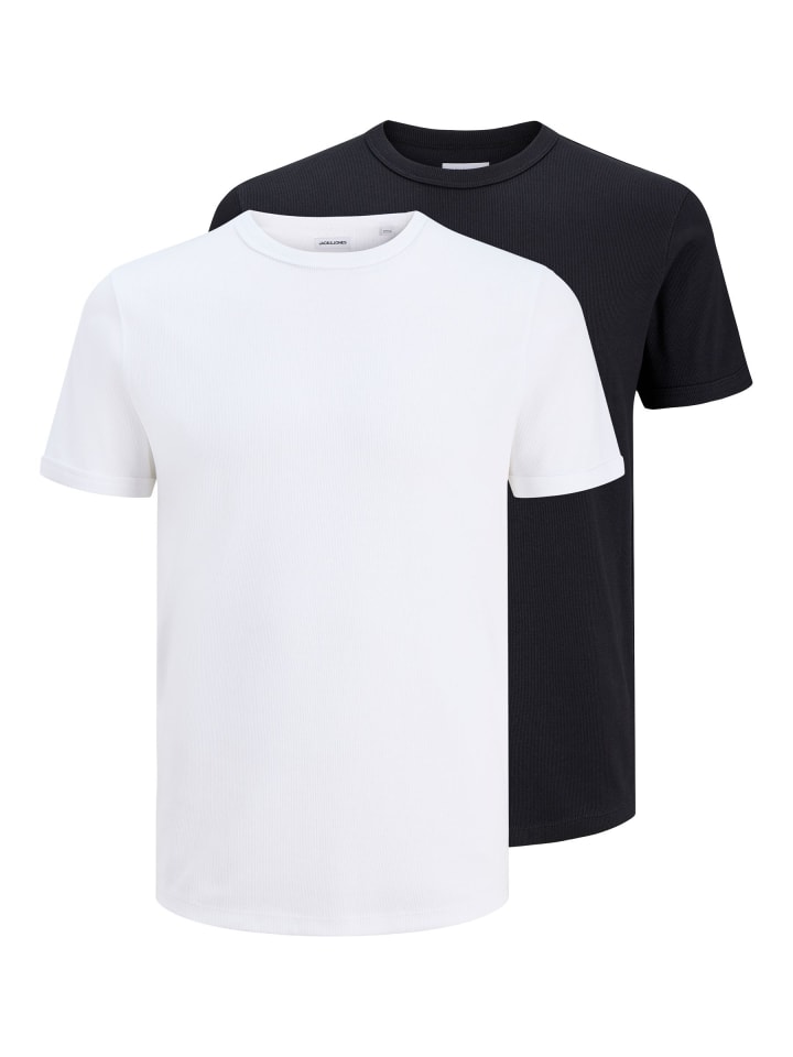 2er-Pack T-shirt in Black