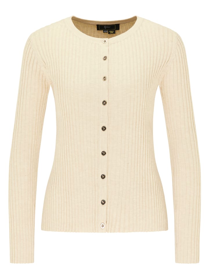Damen Strickjacke in Hellbeige