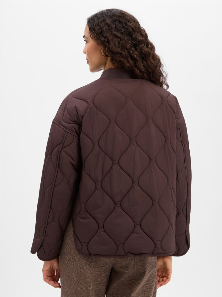 Steppjacke in schoko