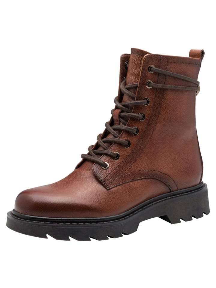 Stiefelette in cognac
