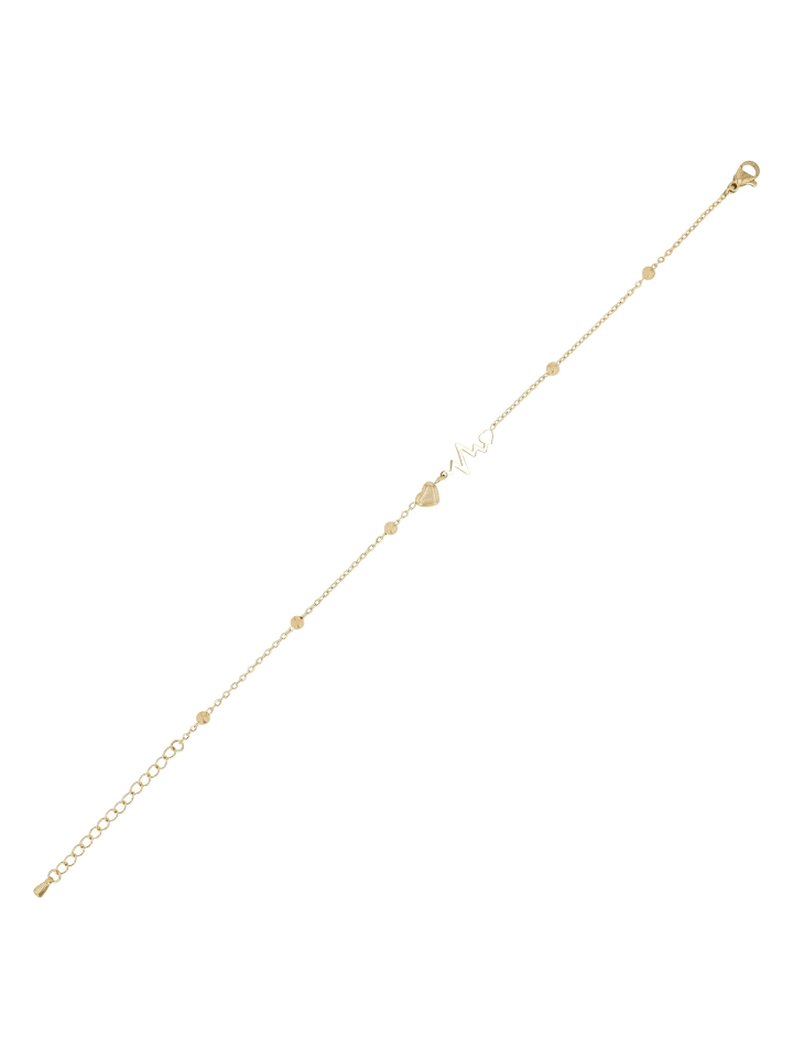 Damen Anhänger – Herz Herzanhänger aus Edelstahl in gold